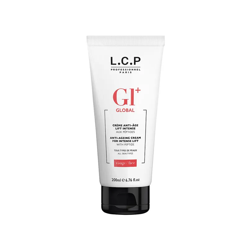 Neue Kollektion L.C.P Professionnel Paris Global+ Anti-Aging Creme mit Peptiden für intensives Lifting 200ml