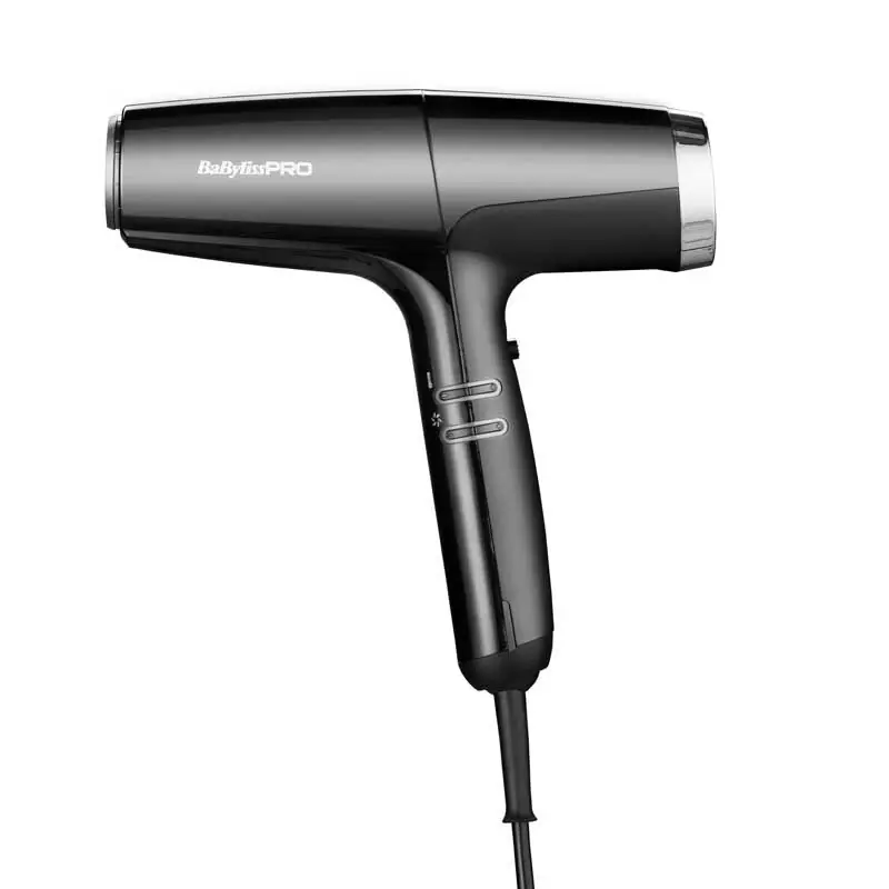 BaByliss PRO Falco Italienischer Hochgeschwindigkeitsföhn Silber Schwarz BAB8550BE Versand Am Gleichen Tag
