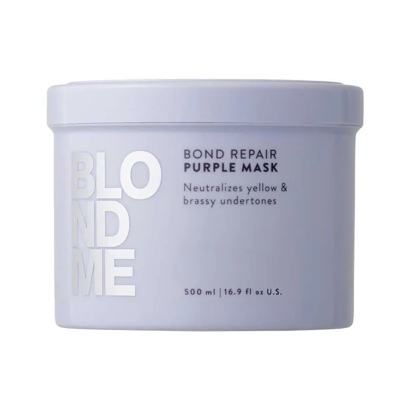 Schwarzkopf Professional Blond Me Bond Repair Lila-Maske 500ml Neu Im Sortiment