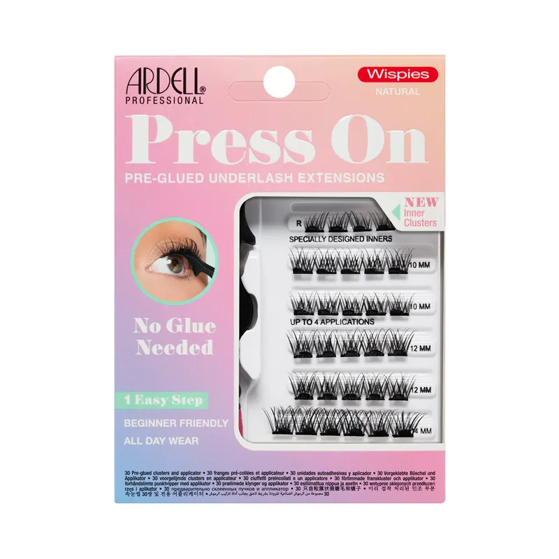 Ardell Press On Wispies Natural 30ct + Applicator Top-Seller