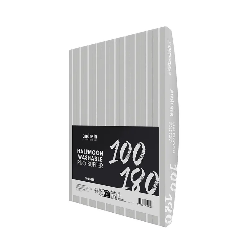 Expressversand Andreia Professional Halfmoon Washable Pro Buffer 100/180 10 Stück