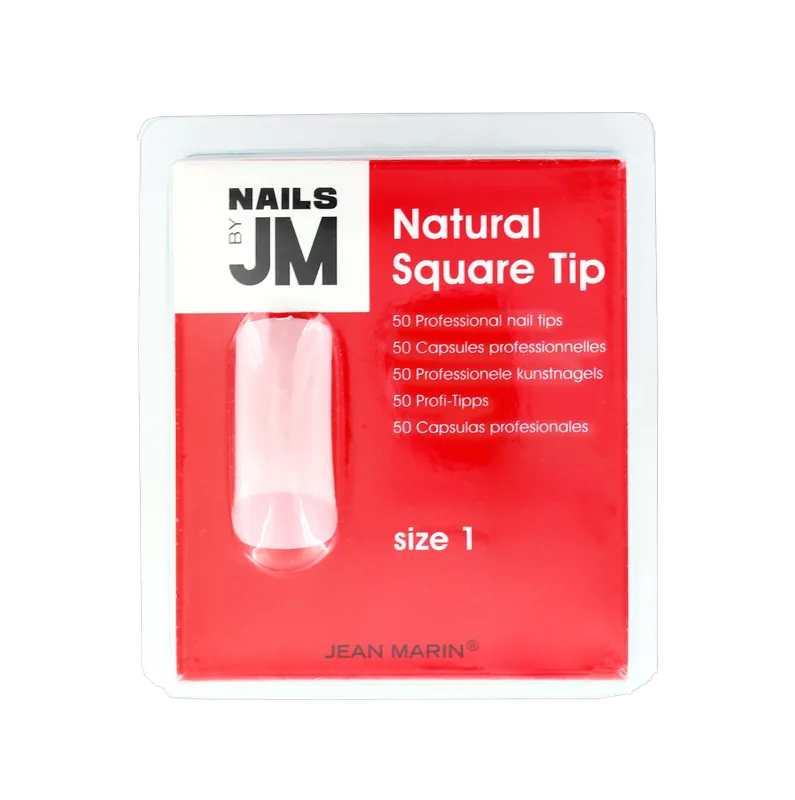 Jean Marin Nageltips Natural Square 50pcs Markenprodukt