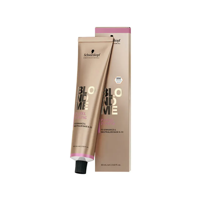Rabatt Schwarzkopf Professional Blond Me Permanent Haarfarbe Pastel Toning 60ml Eis