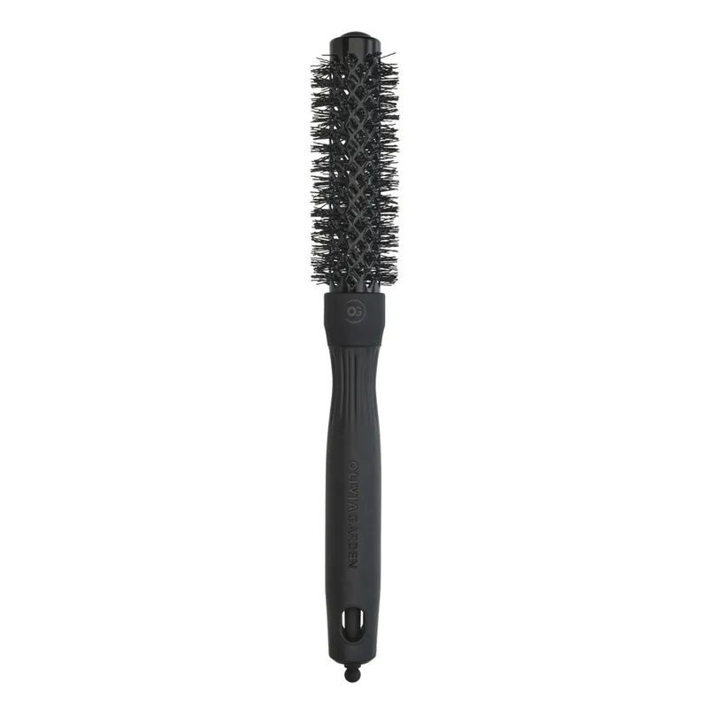 Olivia Garden Expert Blowout Shine Bürste mit gewellten Borsten Schwarzes Label 20 Must-Have