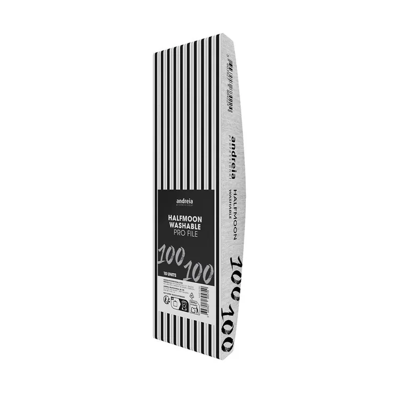 Andreia Professional Halfmoon Washable Pro File 100/100 10 Stück Saisonangebot